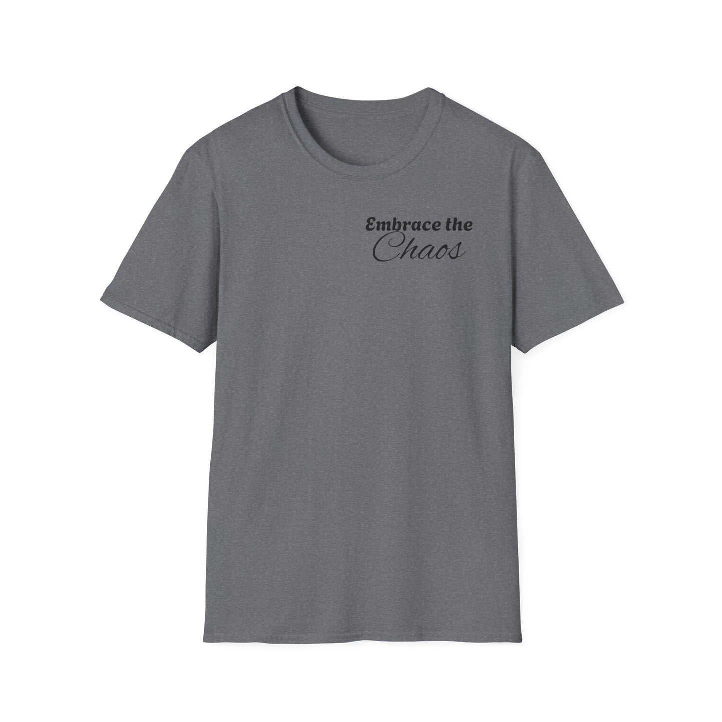 Embrace the Chaos SVJ Unisex Softstyle T-Shirt, Graphic Tee