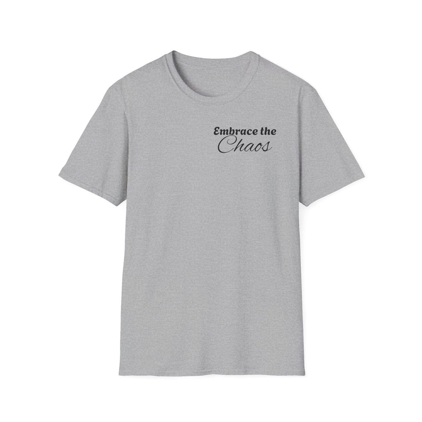 Embrace the Chaos SVJ Unisex Softstyle T-Shirt, Graphic Tee