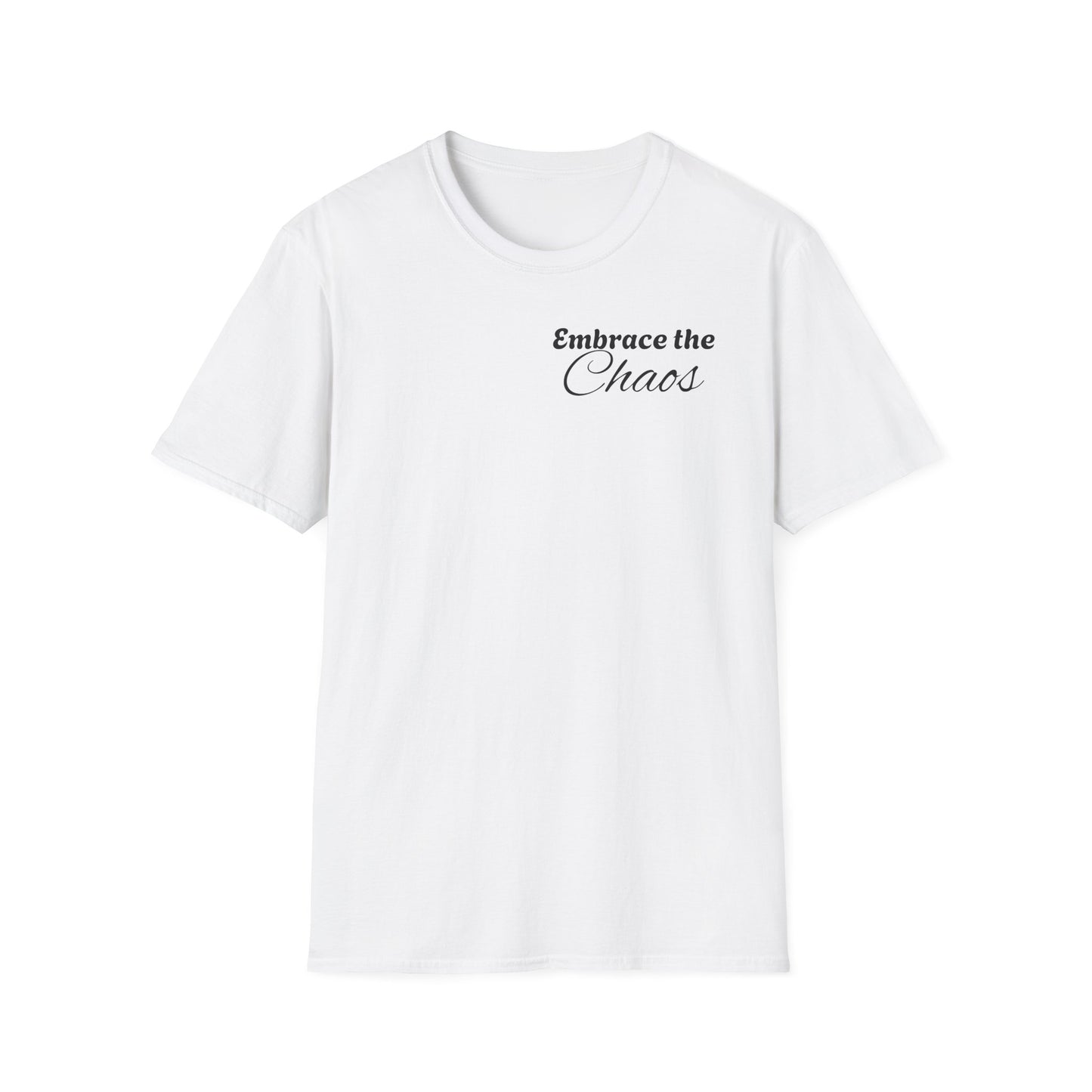 Embrace the Chaos SVJ Unisex Softstyle T-Shirt, Graphic Tee