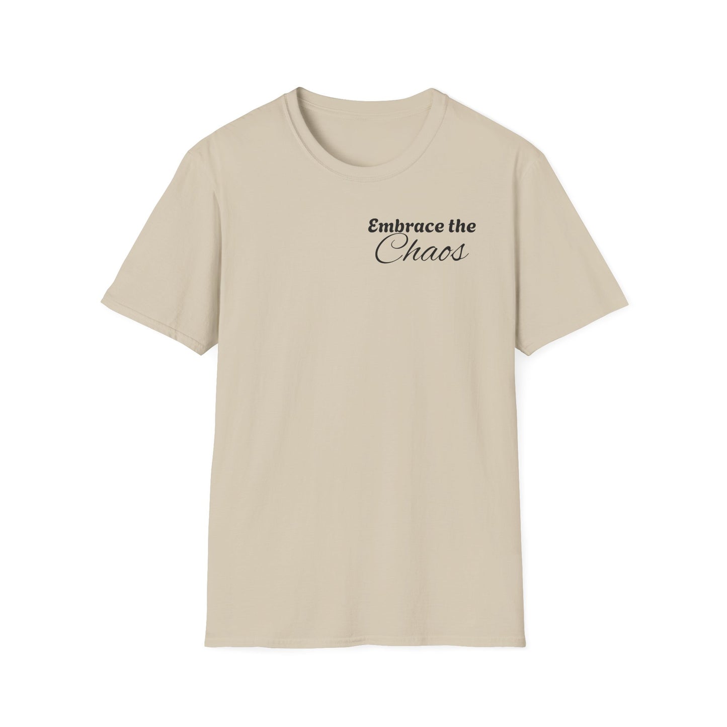 Embrace the Chaos SVJ Unisex Softstyle T-Shirt, Graphic Tee