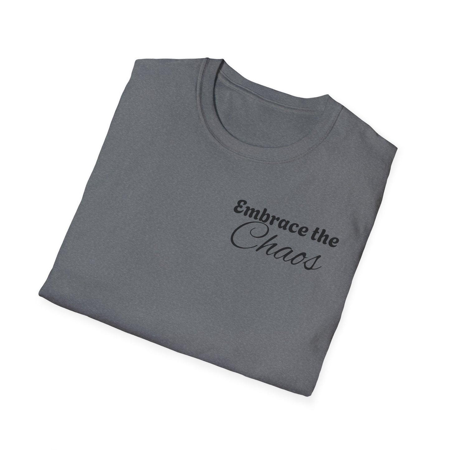 Embrace the Chaos SVJ Unisex Softstyle T-Shirt, Graphic Tee