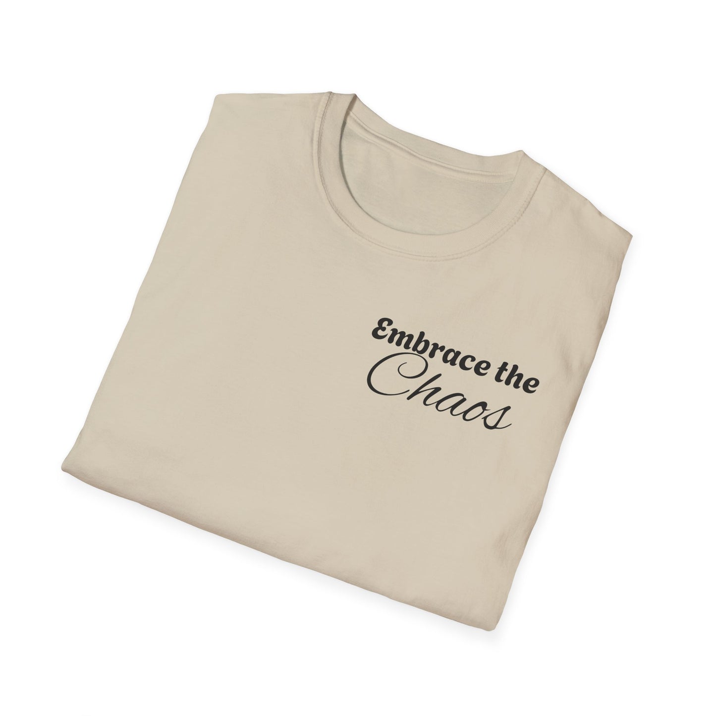 Embrace the Chaos SVJ Unisex Softstyle T-Shirt, Graphic Tee