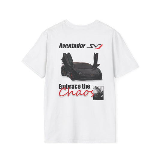 Embrace the Chaos SVJ Unisex Softstyle T-Shirt, Graphic Tee
